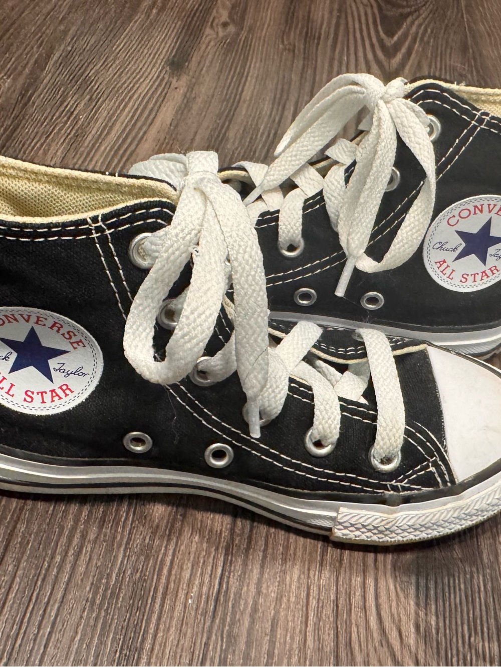 Converse Kids High-Top Sneakers - Black & White